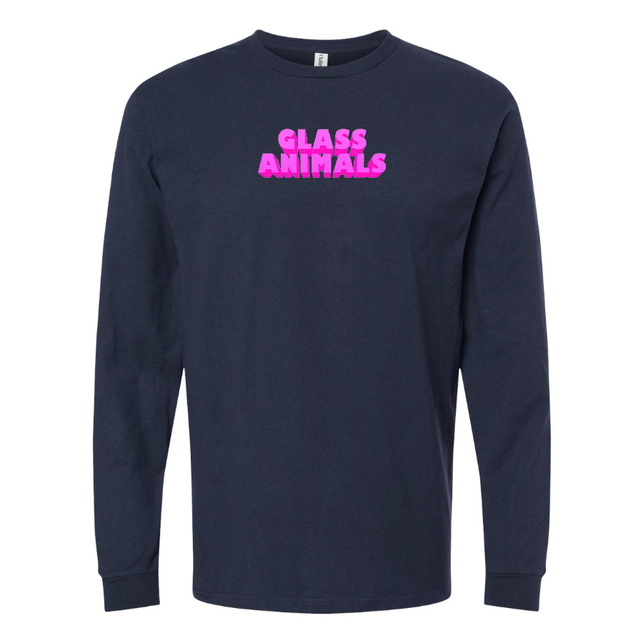 Men's Glass Animals Logo Cotton Long Sleeve T-Shirt