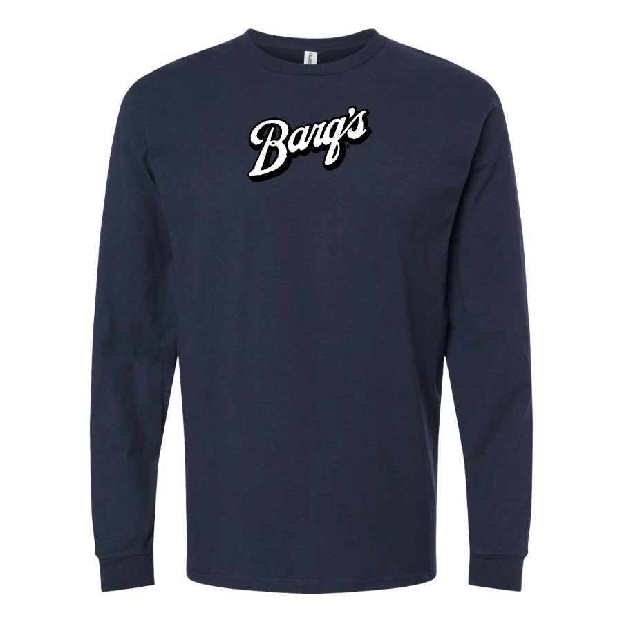 Men's Barqs Logo Cotton Long Sleeve T-Shirt