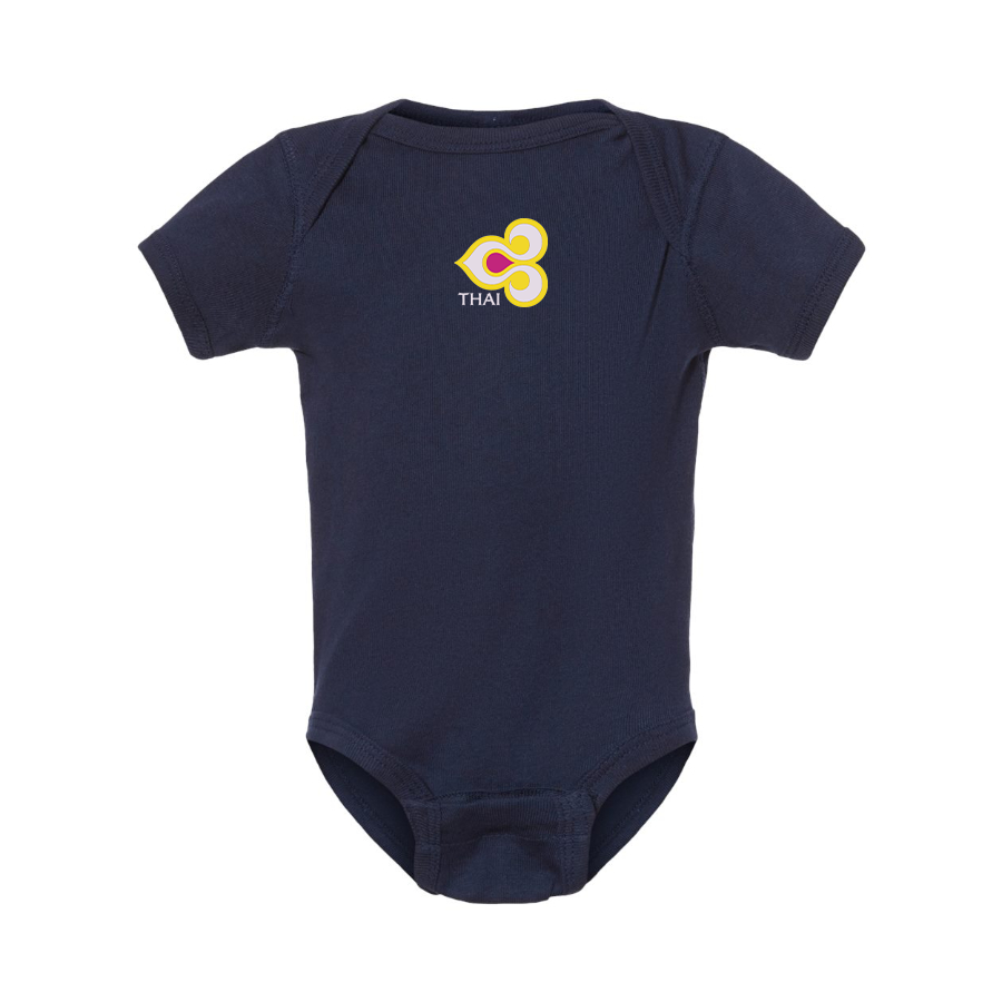 Thai Airlines Logo Baby Onesie Romper
