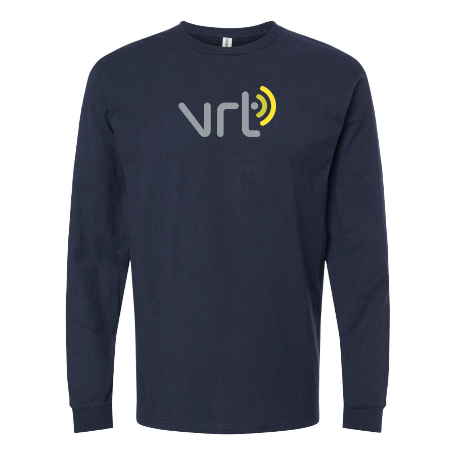 Men's VRT Logo Cotton Long Sleeve T-Shirt