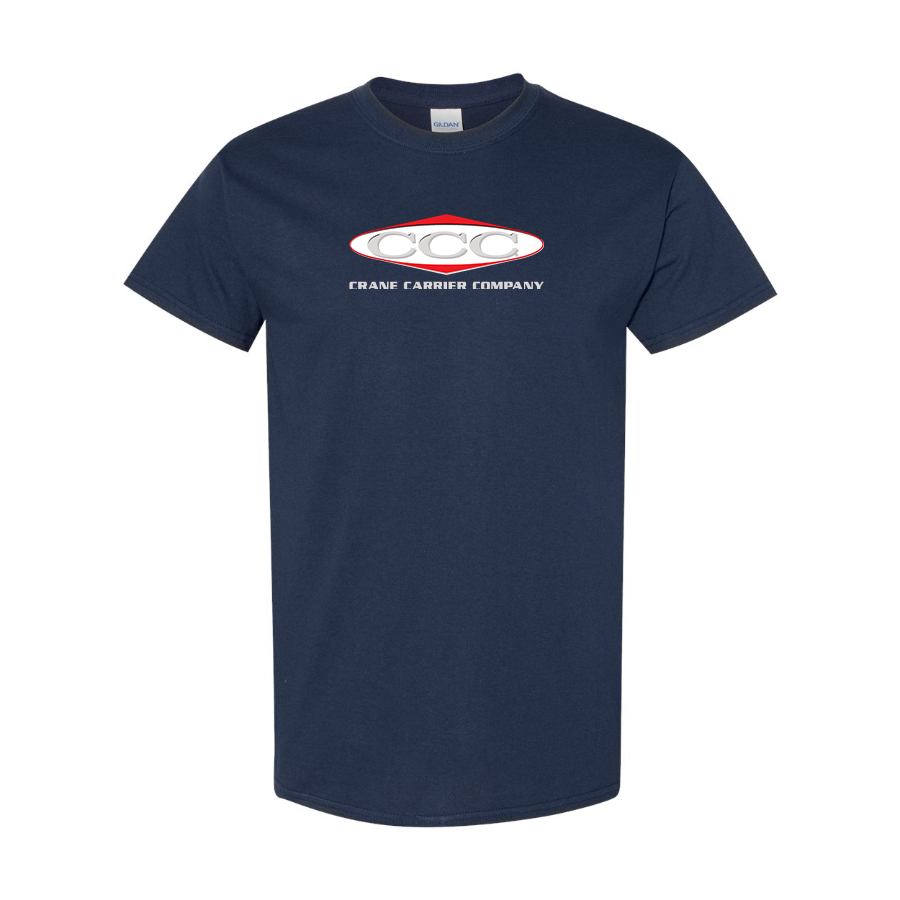 Men's Crane Carrier Company Logo Cotton T-Shirt