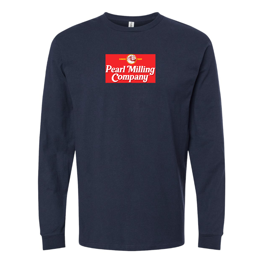 Men's Aunt Jemima Logo Cotton Long Sleeve T-Shirt