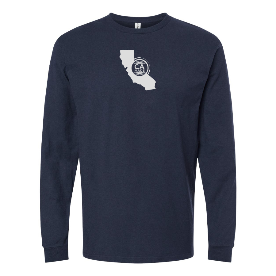 Men's California Made Logo Cotton Long Sleeve T-Shirt