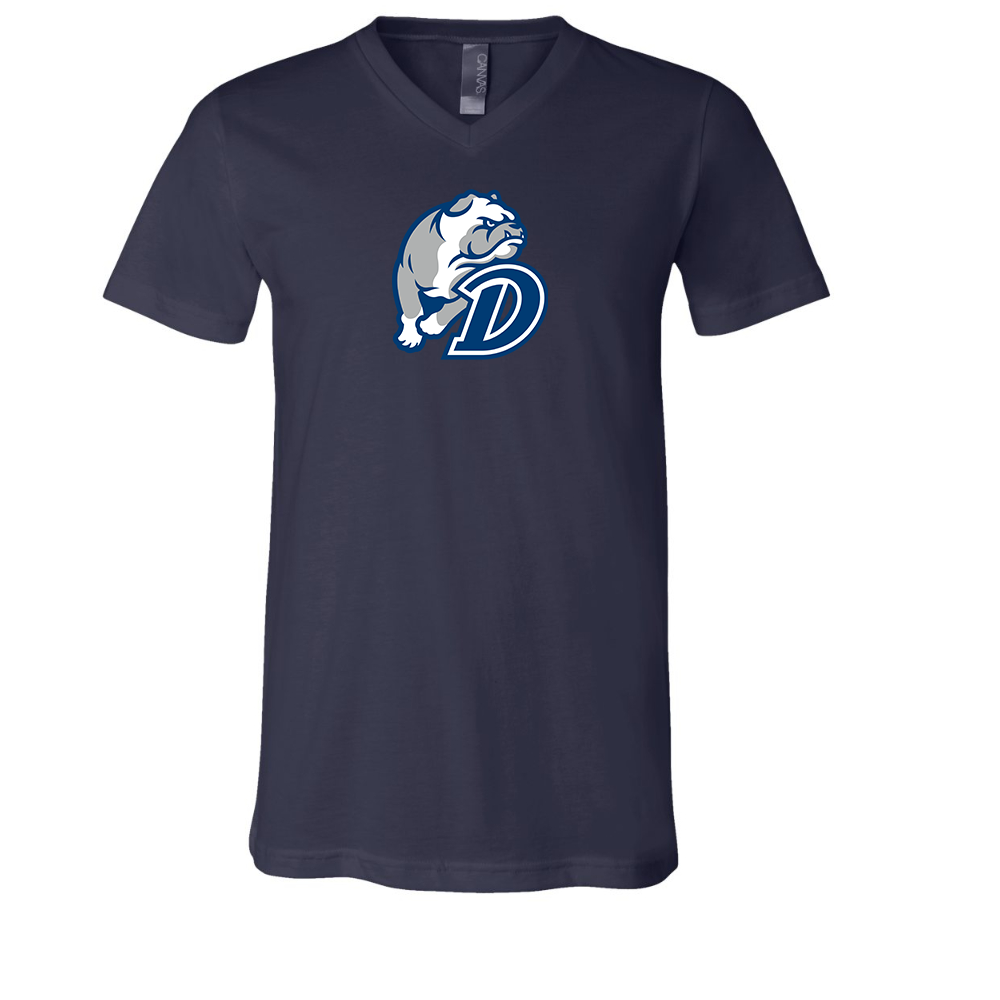 Drake Bulldogs BELLA  CANVAS - Jersey V-Neck T-Shirt