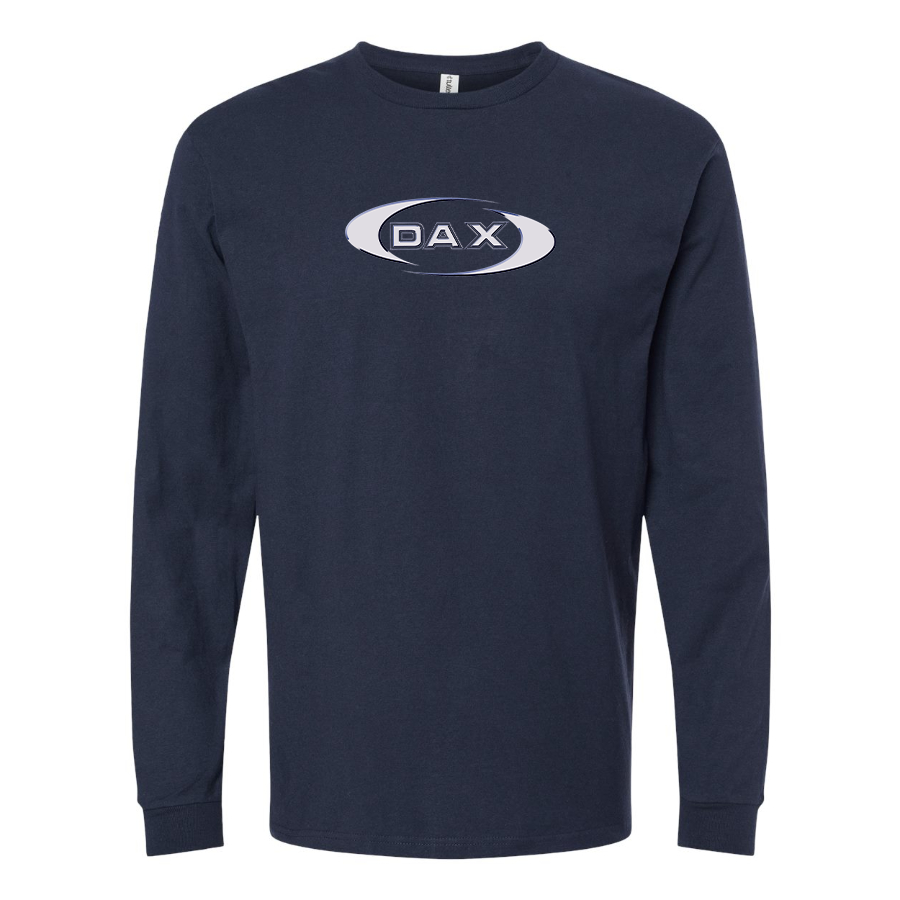 Men's Dax Cars Logo Cotton Long Sleeve T-Shirt