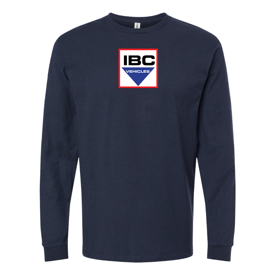 Men's IBC Vehicles Logo Cotton Long Sleeve T-Shirt