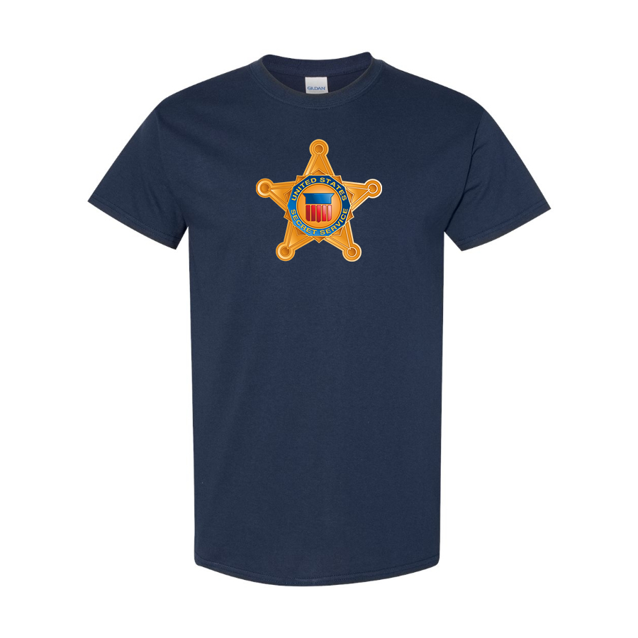 Men's Secret Service Star Logo Cotton T-Shirt