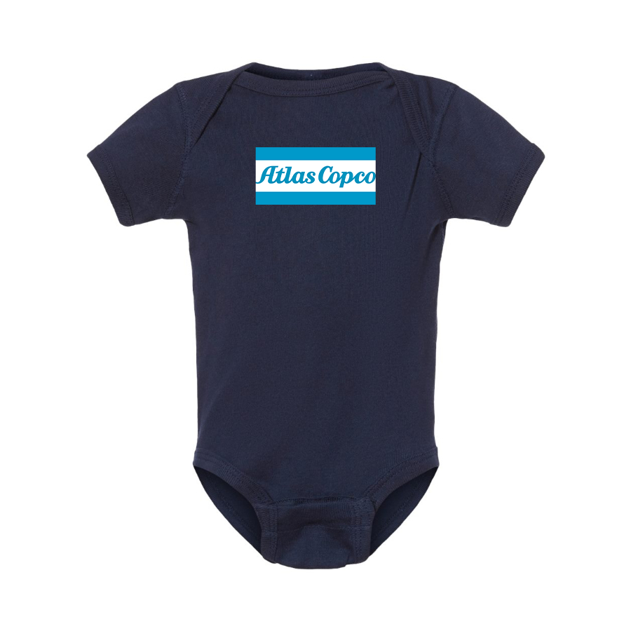 Atlas Copco Logo Baby Onesie Romper