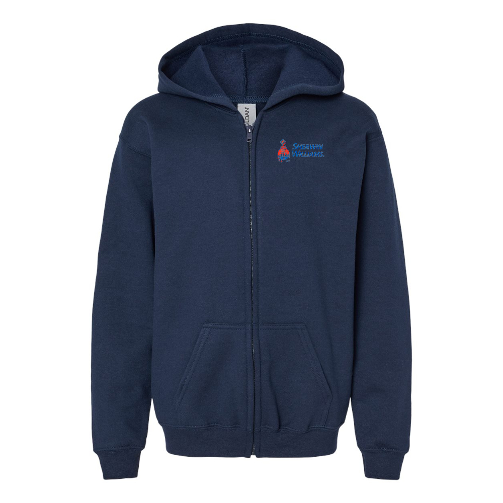 Youth Sherwin Williams Gildan Heavy Blend Full Zip Hooded Sweatshirt