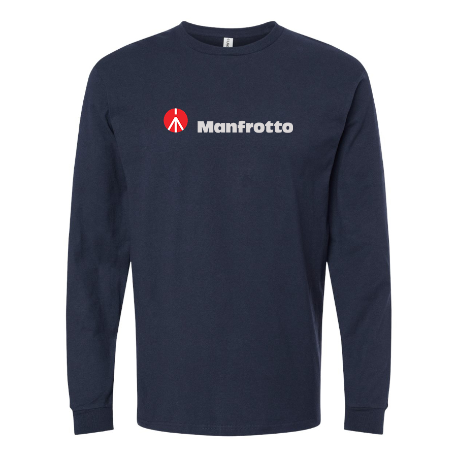 Men's Manfrotto Logo Cotton Long Sleeve T-Shirt