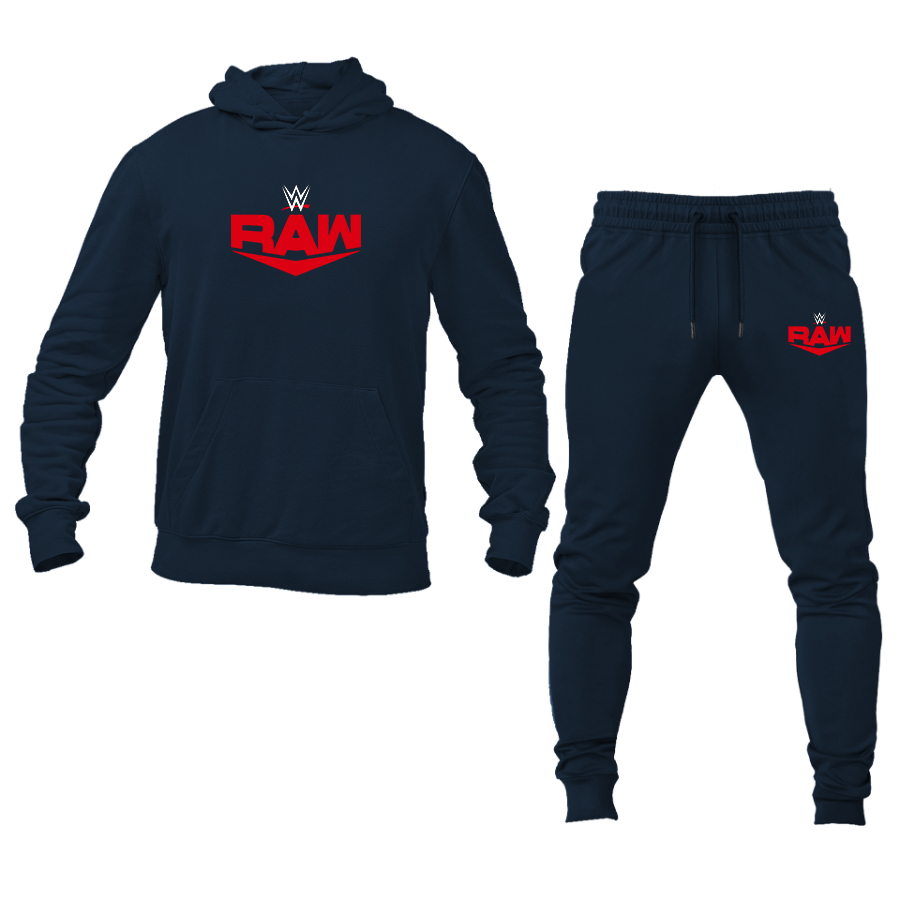 Men's  WWE Raw   Hoodie Joggers Set