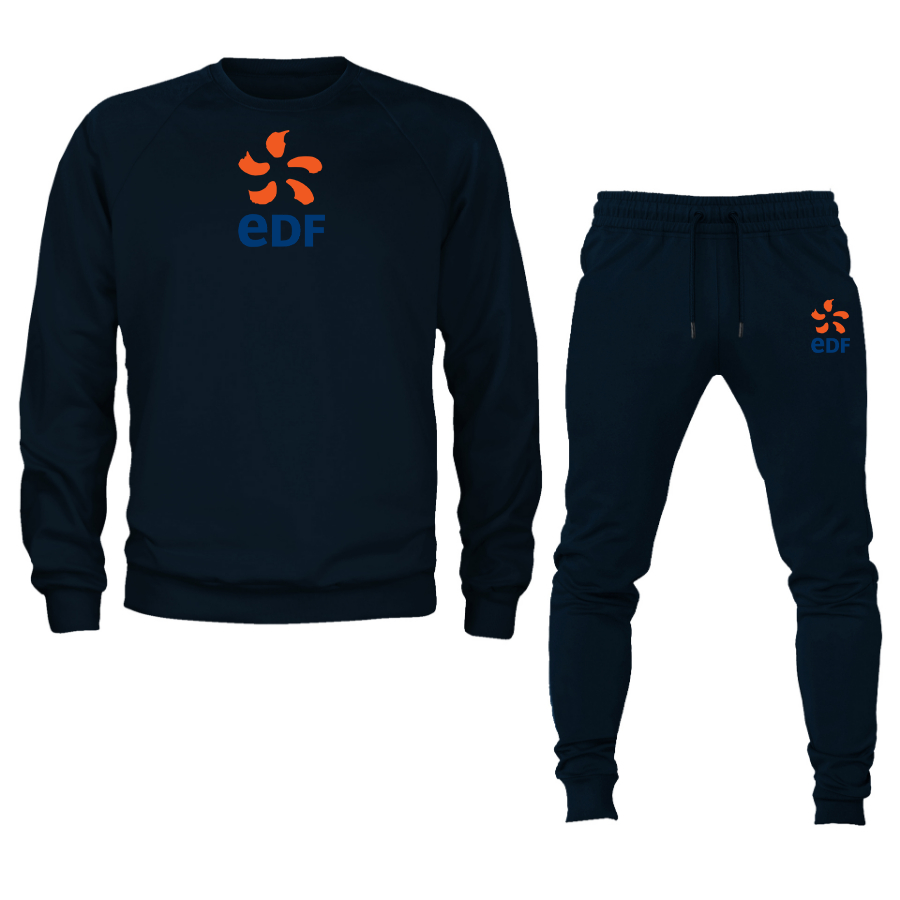 Men's Edf Crewneck Sweatshirt Joggers Suit