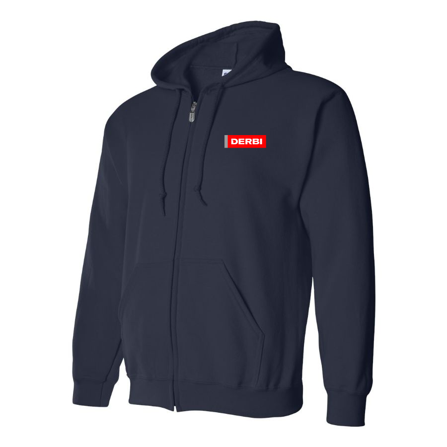 Men's Derbi Logo Zipper Hoodie