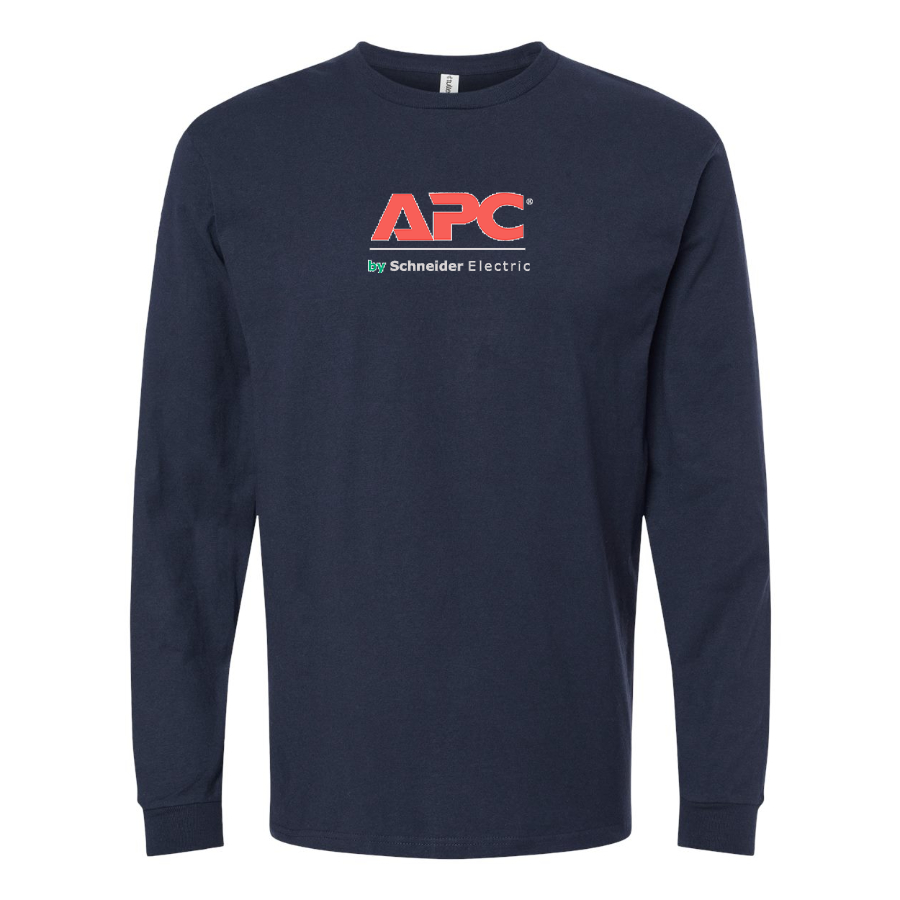 Men's APC  Logo Cotton Long Sleeve T-Shirt
