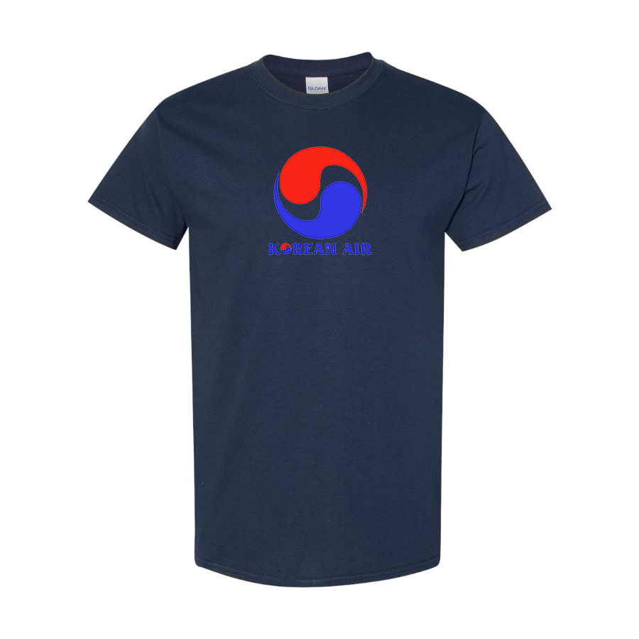 Men's Korean Air Logo Cotton T-Shirt