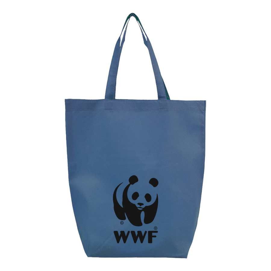 WWF Q-Tees Non-Woven Gusset Bottom Tote