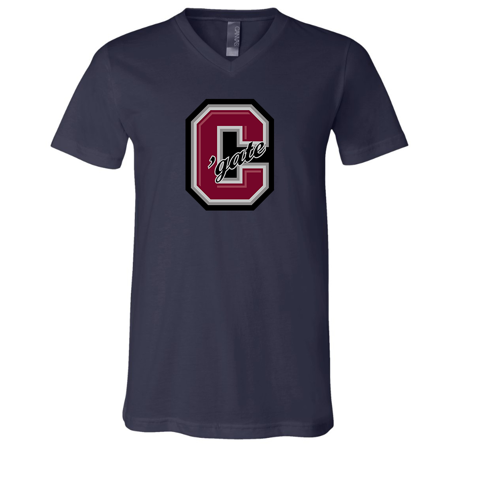 Colgate Raiders BELLA  CANVAS - Jersey V-Neck T-Shirt