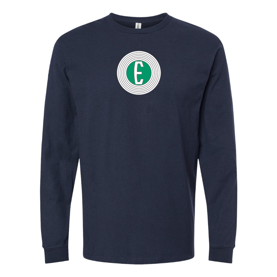 Men's Edsel Logo Cotton Long Sleeve T-Shirt