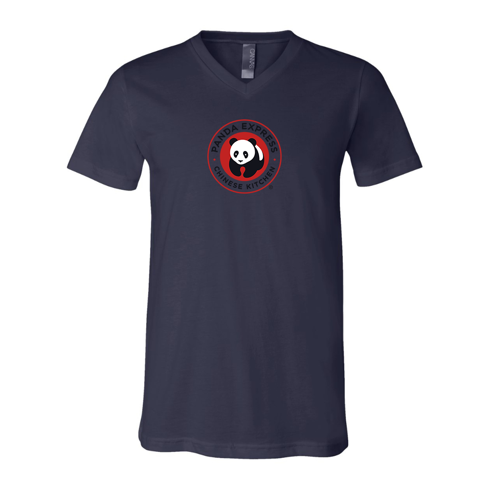 Panda Express BELLA  CANVAS - Jersey V-Neck T-Shirt