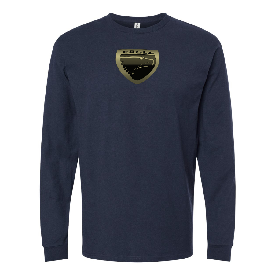 Men's Eagle Logo Cotton Long Sleeve T-Shirt