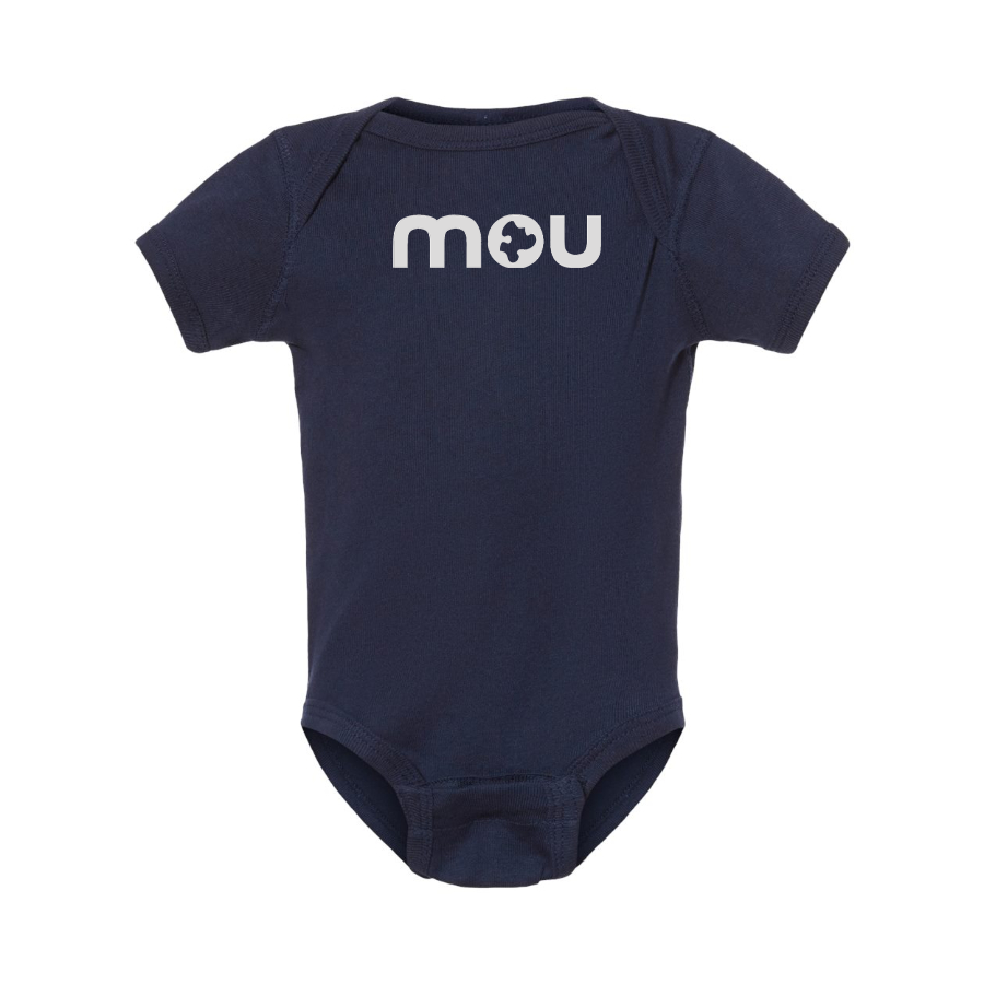 Mou Logo Baby Onesie Romper