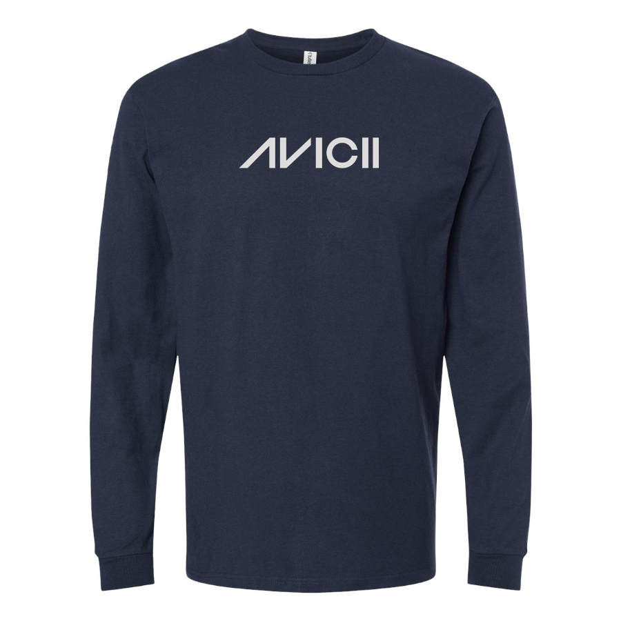 Men's Avicii Logo Cotton Long Sleeve T-Shirt