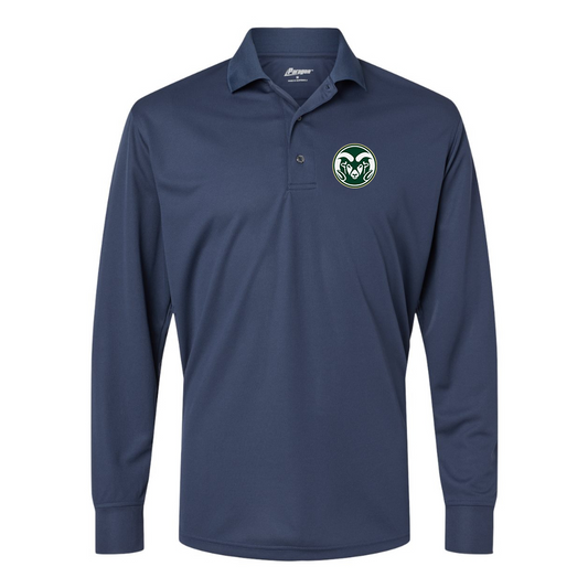 Men's   Colorado State Rams Paragon Prescott Long Sleeve Polo