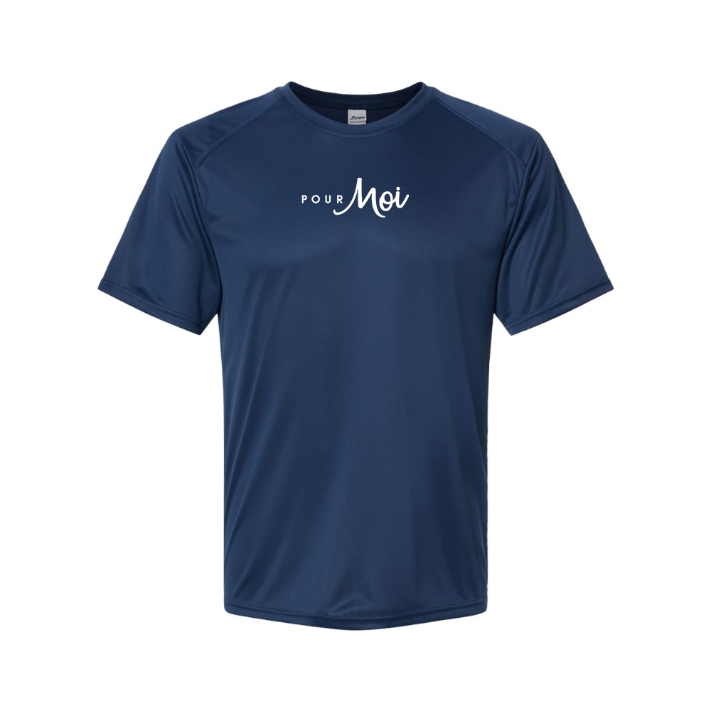 Men's   Pour Moi Logo  Performance T-Shirt