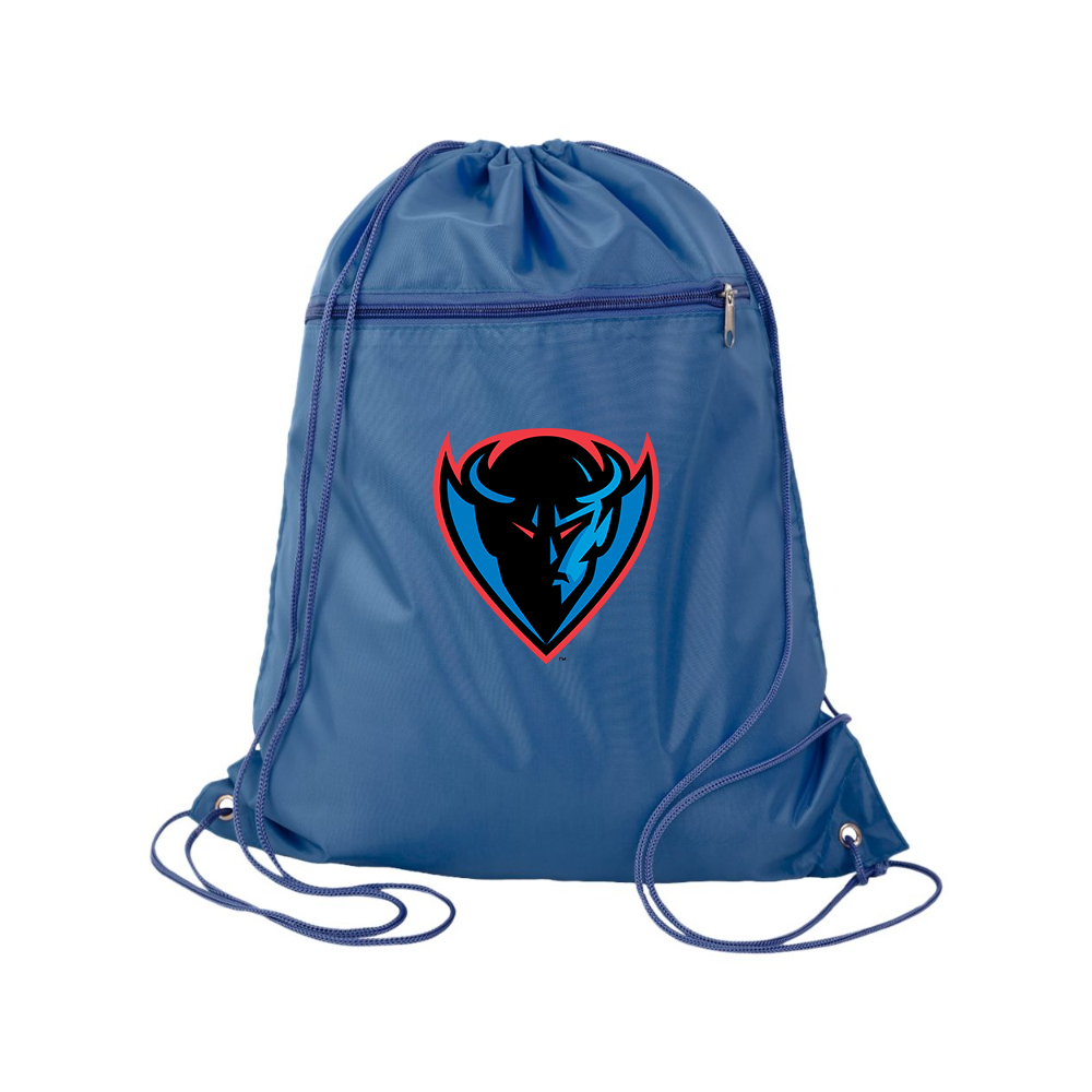 DePaul Blue Demons  Q-Tees - Polyester Cinchpack