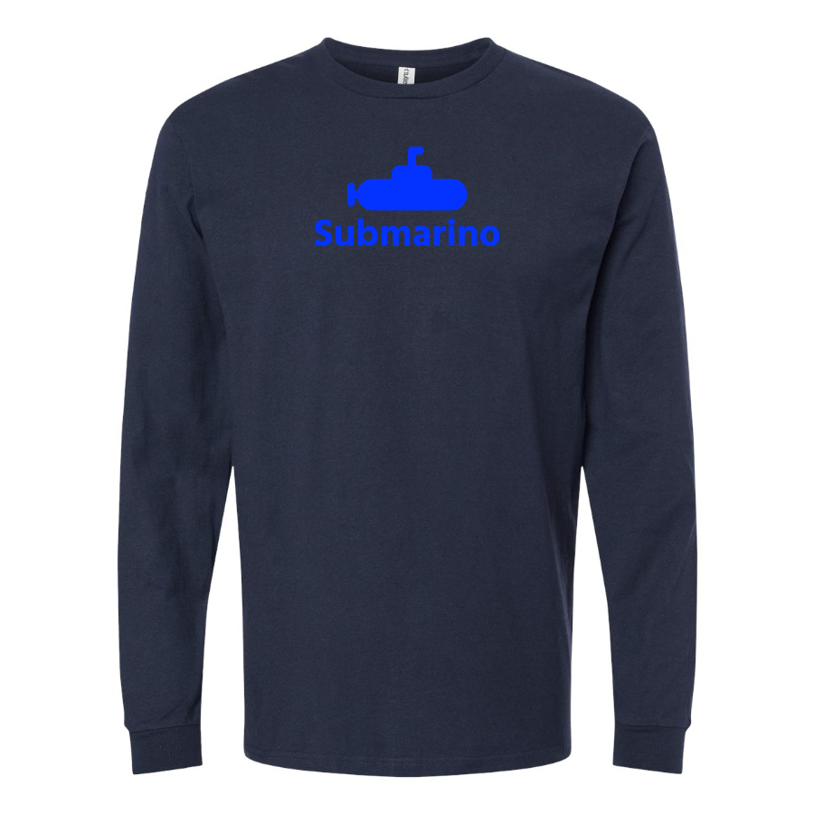 Men's Submarino Logo Cotton Long Sleeve T-Shirt