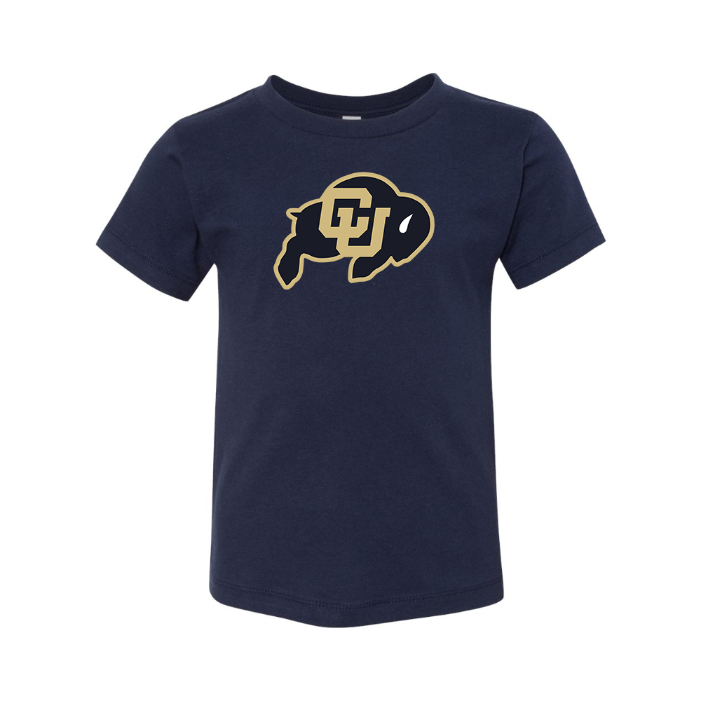 Colorado Buffaloes  BELLA  CANVAS Toddler Jersey Tee