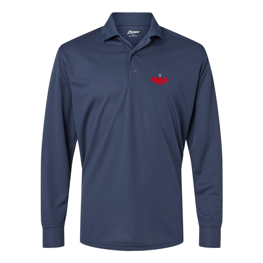 Men's  WWE Raw Paragon Prescott Long Sleeve Polo