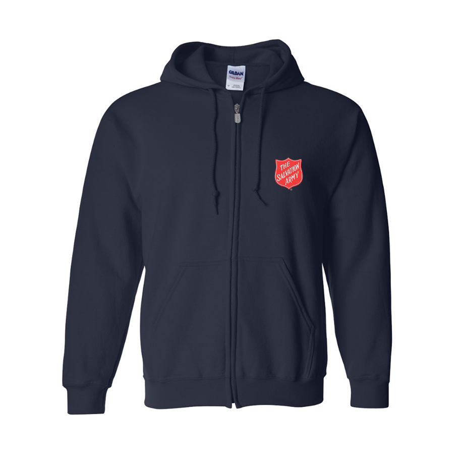 Men's The Salvation Army Gildan  Heavy Blend Full Zip Hooded Sweatshirt