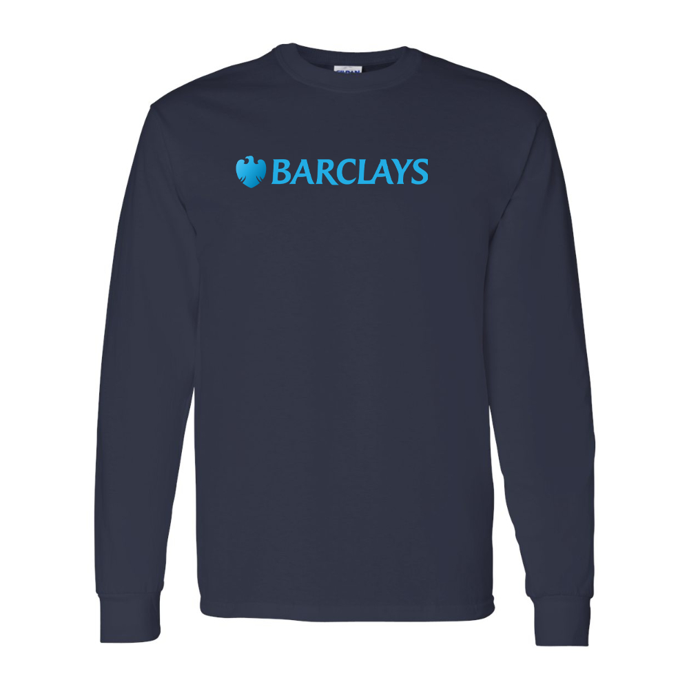 Men's  Barclays Gildan Heavy Cotton Long Sleeve T-Shirt