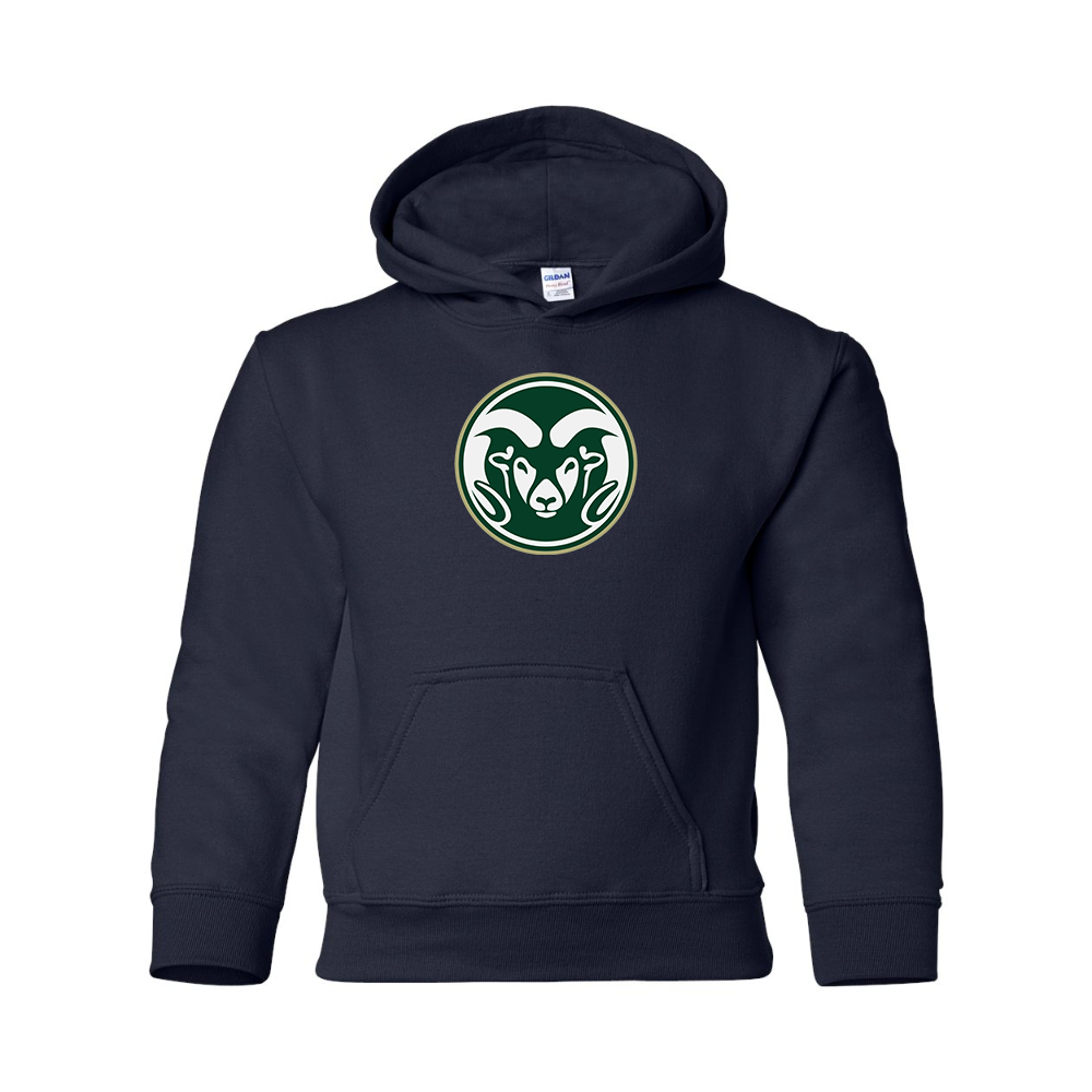 Youth  Colorado State Rams Gildan Heavy Blend  Hooded Sweatshirt