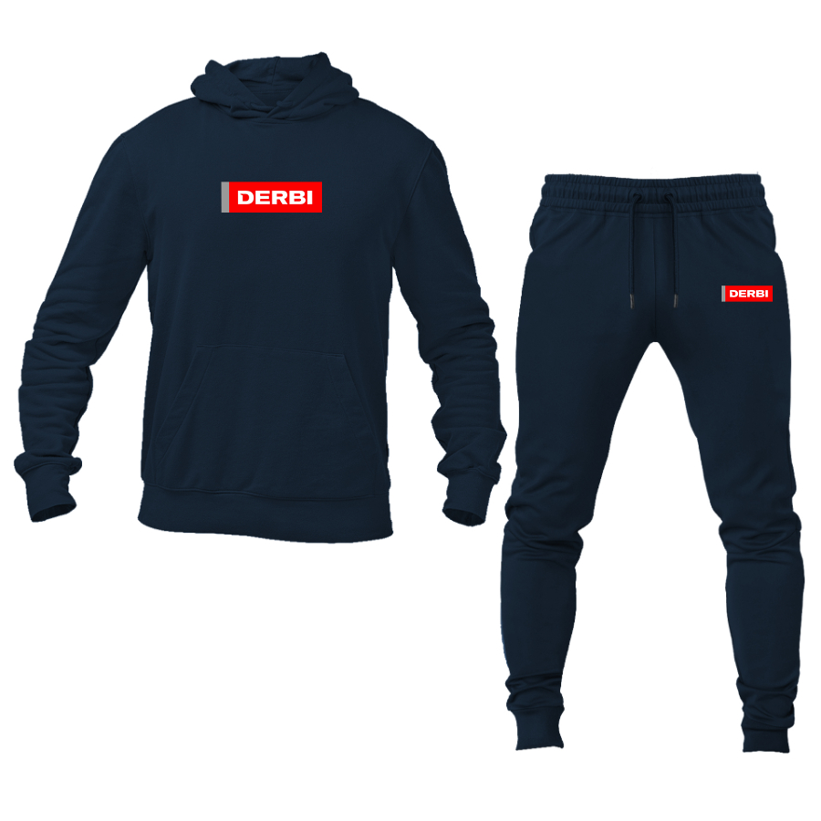 Men's Derbi Logo Hoodie Joggers Set