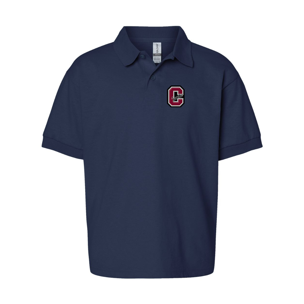 Youth  Colgate Raiders   Gildan Dry Blend Jersey Polo