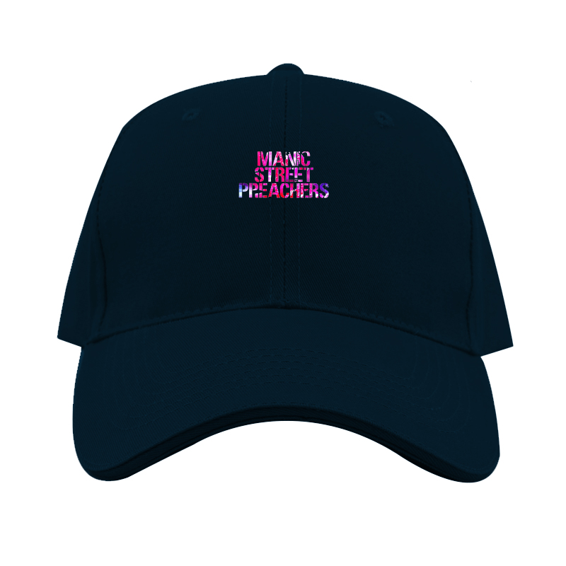Manic Street Preachers Logo Dad Baseball Cap Hat