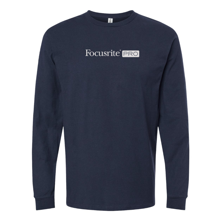 Men's Focusrite Logo Cotton Long Sleeve T-Shirt