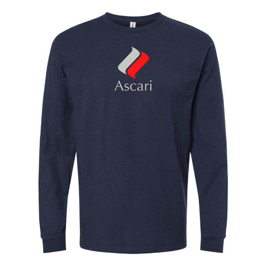 Men's Ascari Logo Cotton Long Sleeve T-Shirt