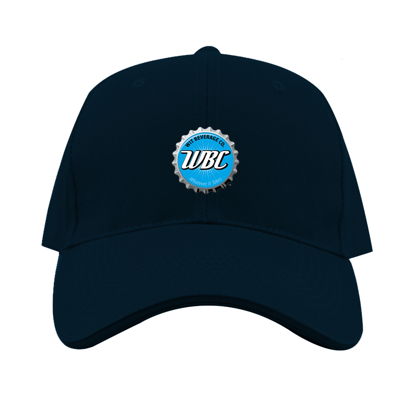 Wit Beverage Company Logo  Dad Baseball Cap Hat
