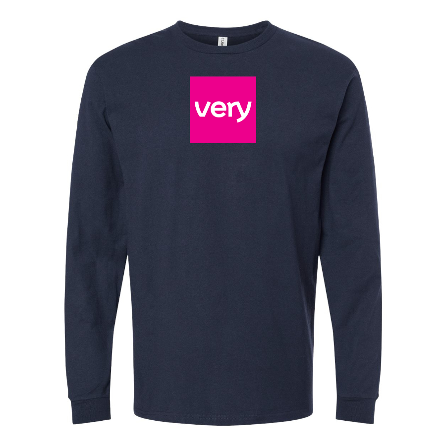 Men's Very Logo Cotton Long Sleeve T-Shirt