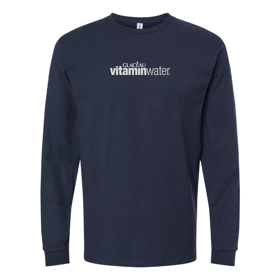 Men's Vitaminwater Logo Cotton Long Sleeve T-Shirt