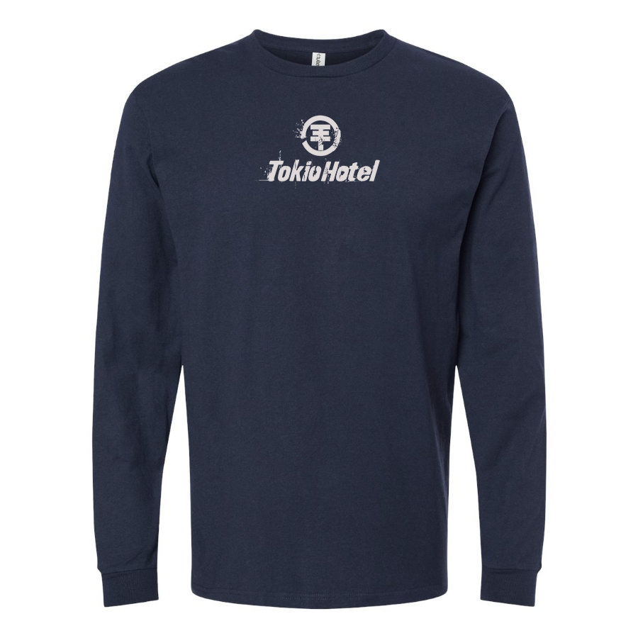 Men's Tokio Hotel Full Logo Cotton Long Sleeve T-Shirt