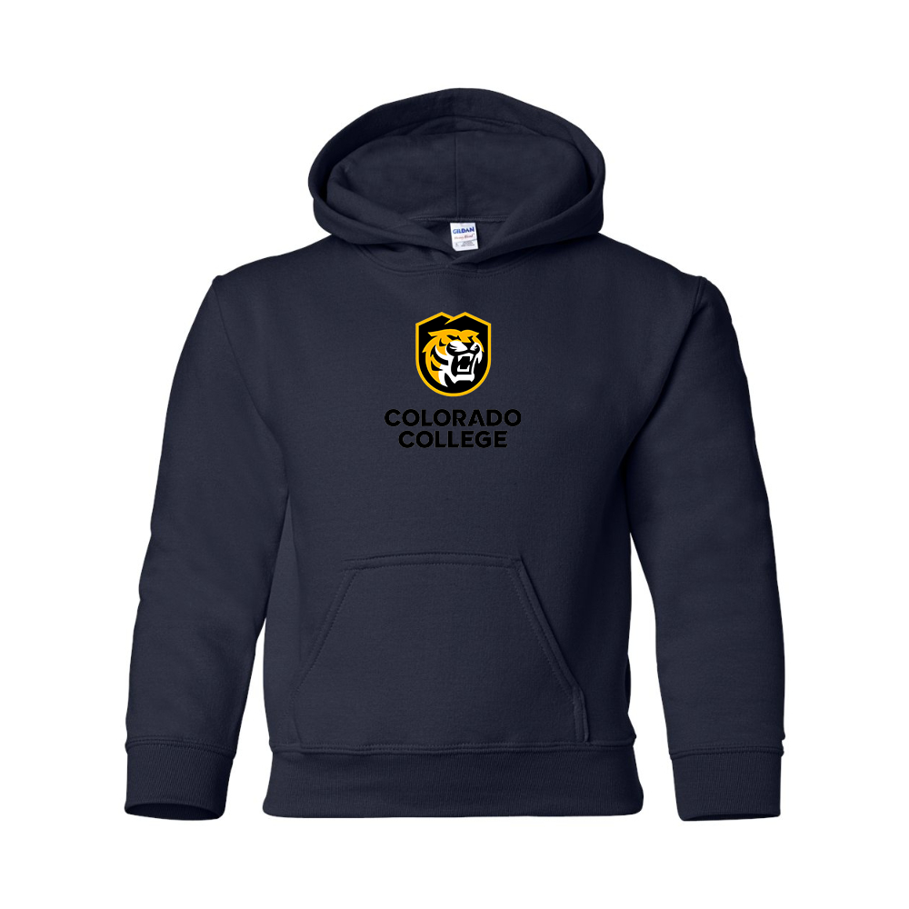 Youth  Colorado College Tigers  Gildan Heavy Blend  Hooded Sweatshirt