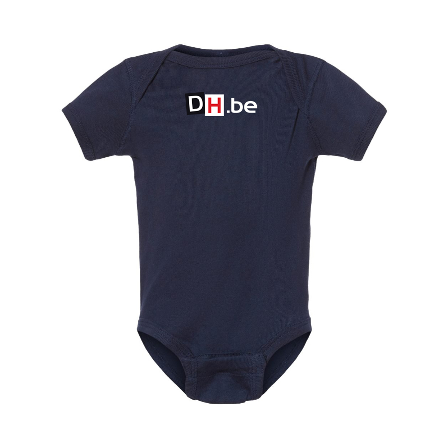 DH Derniere Heurev  Logo  Baby Onesie Romper