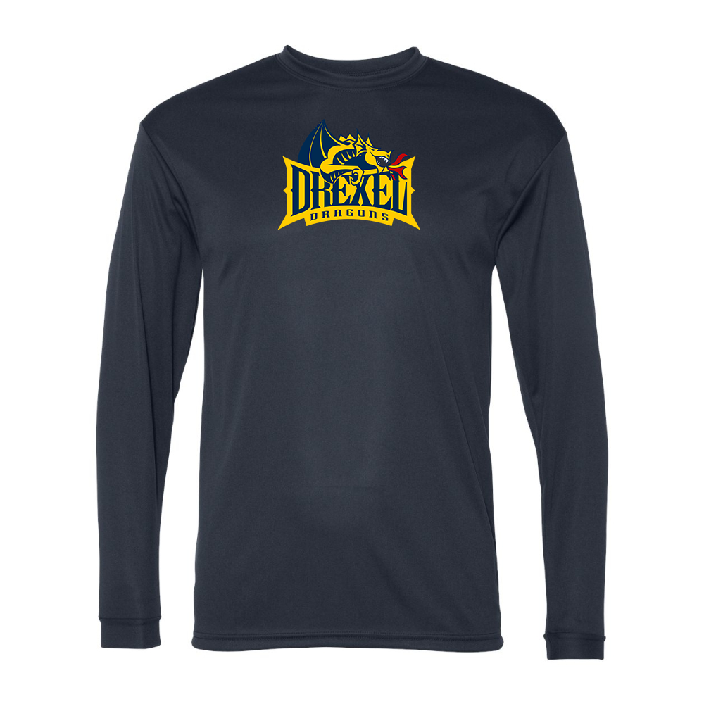 Men's Drexel Dragons Performance Long Sleeve T-Shirt