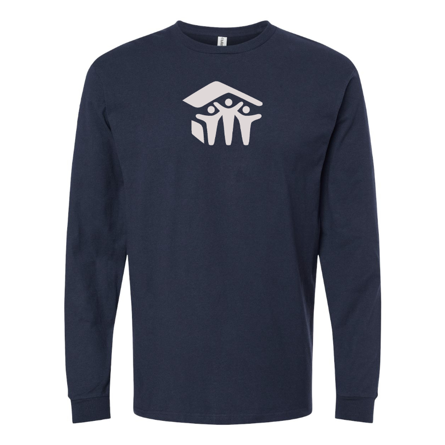 Men's Habitat for Humanity  Logo Cotton Long Sleeve T-Shirt
