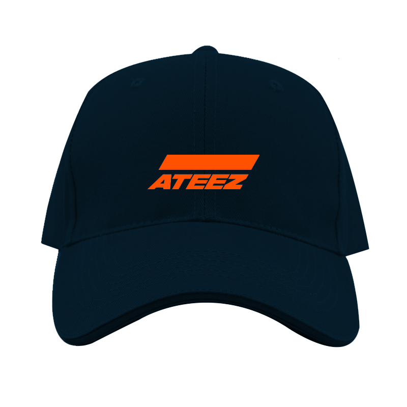 Ateez Logo  Dad Baseball Cap Hat
