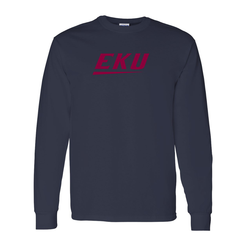 Men's Eastern Kentucky Colonels  Gildan Heavy Cotton Long Sleeve T-Shirt